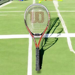Wilson Mens Titanium Impact Soft Shock Power Bridge Tennis Racket 4 1/4 Grip